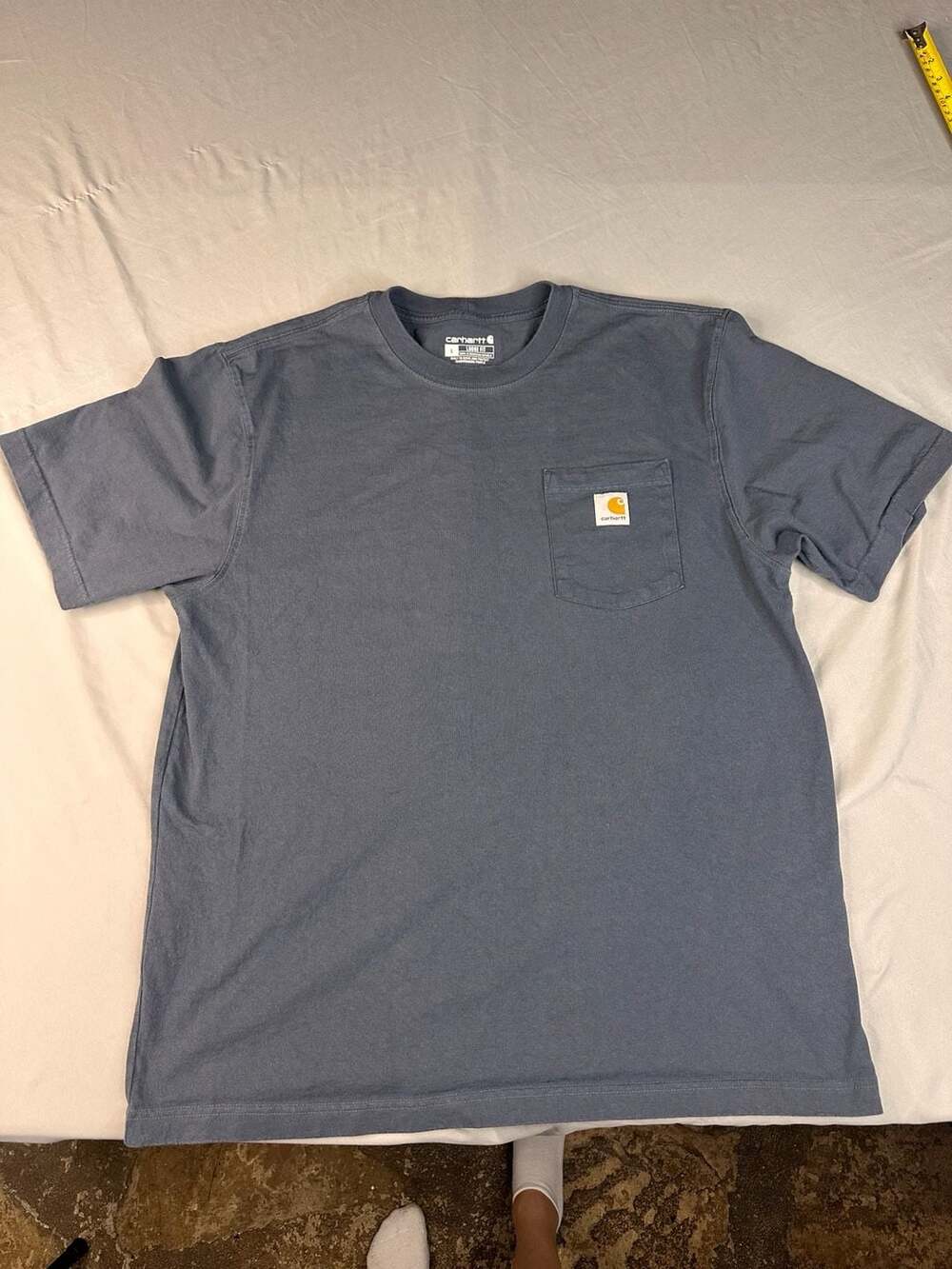 Carhartt Loose Fit Short Sleeve Pocket T-Shirt Gray Size L